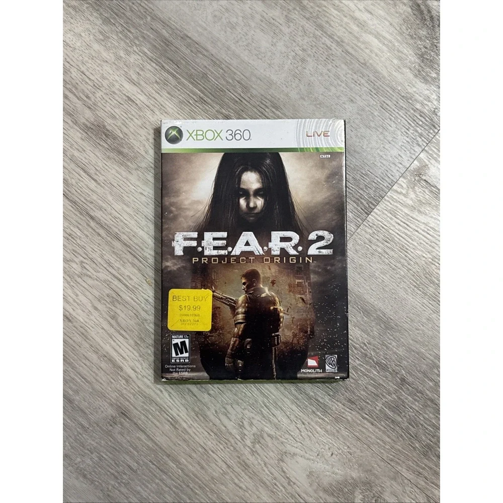 FEAR 2 Project Origin (Microsoft Xbox 360, 2009) CIB W/Slip Tested
